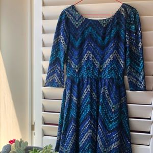 Fitted low back dress